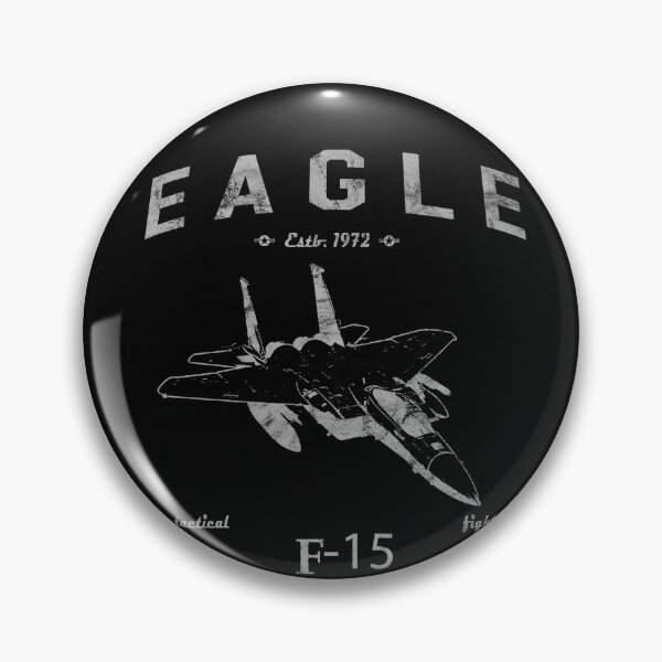 Item preview, F-15 Eagle Jet Airplane Estb 1972 Vintage Style Pilot designed and sold by RealPilotDesign.