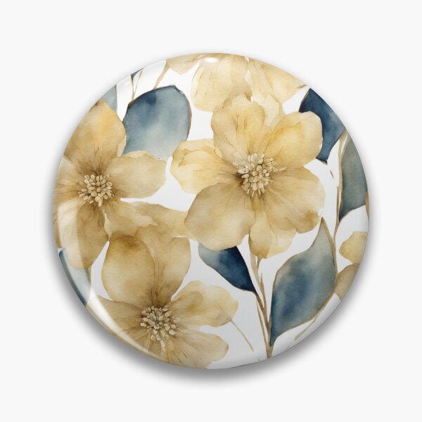 Item preview, Charming Aquarelle Flower: Soft Hues and Detailed Floral Pattern designed and sold by Blink Art Studio.