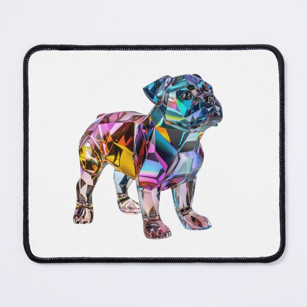 Item preview, Colourful Crystal Glass Dog Figurine designed and sold by Graphics By Craig.