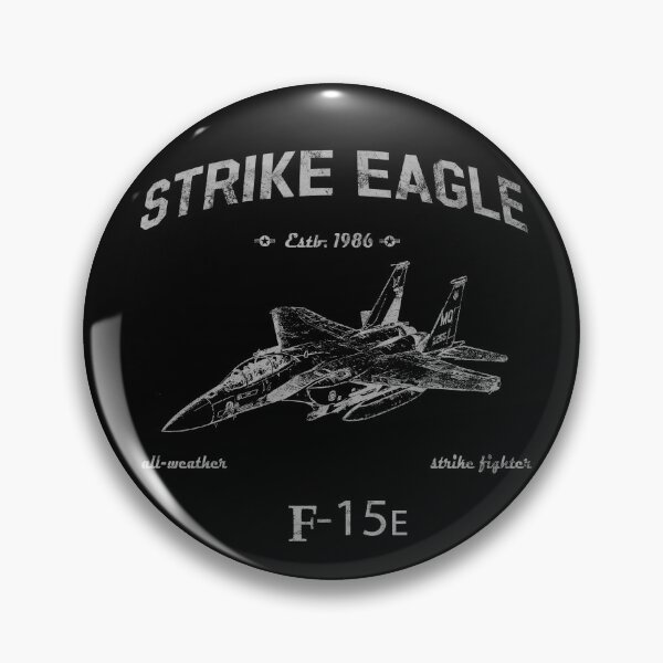 Item preview, F-15E Strike Eagle Jet Airplane Estb 1986 Vintage Style Pilot designed and sold by RealPilotDesign.