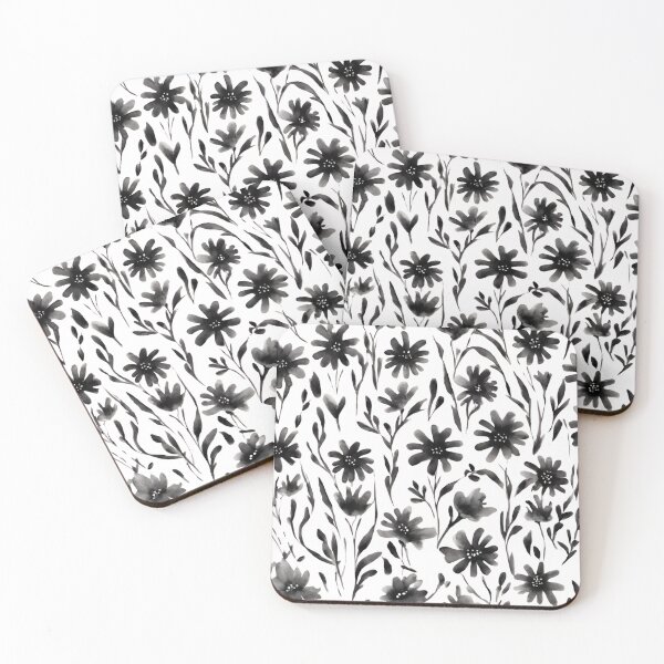 Item preview, Charming Aquarelle Flower: Soft Hues and Detailed Floral Pattern designed and sold by Blink Art Studio.