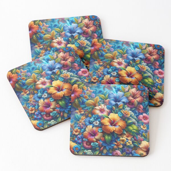 Item preview, Nature's Embrace A Lush Dance of Floral Hues designed and sold by ArtComixHaven.