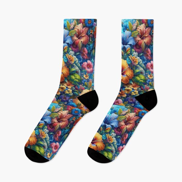 Item preview, Nature's Embrace A Lush Dance of Floral Hues designed and sold by ArtComixHaven.