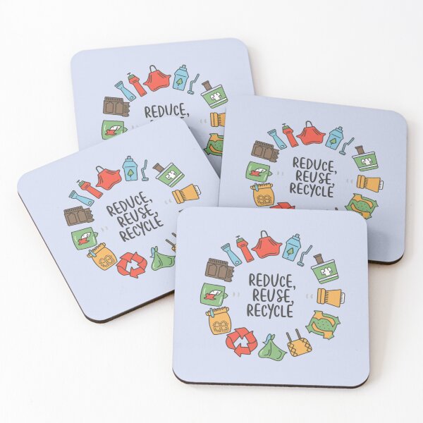 Item preview, Reduce, Reuse and Recycle designed and sold by trendybutterfly.