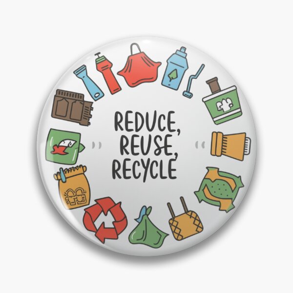 Item preview, Reduce, Reuse and Recycle designed and sold by trendybutterfly.