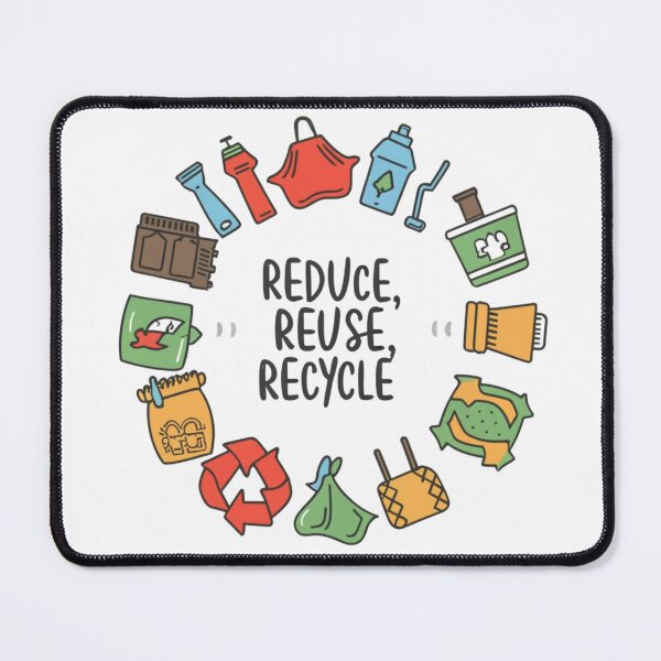 Item preview, Reduce, Reuse and Recycle designed and sold by trendybutterfly.