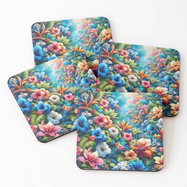 Item preview, Floral Radiance A Luminous Journey Through Tropical Botanics designed and sold by ArtComixHaven.