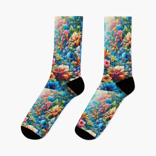 Item preview, Floral Radiance A Luminous Journey Through Tropical Botanics designed and sold by ArtComixHaven.