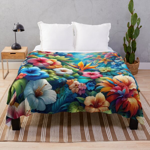 Item preview, Floral Radiance A Luminous Journey Through Tropical Botanics designed and sold by ArtComixHaven.