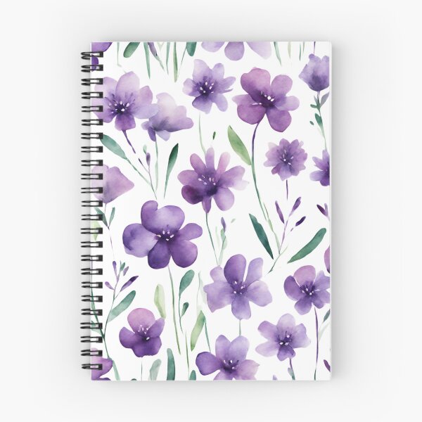 Item preview, Charming Aquarelle Flower: Soft Hues and Detailed Floral Pattern designed and sold by Blink Art Studio.