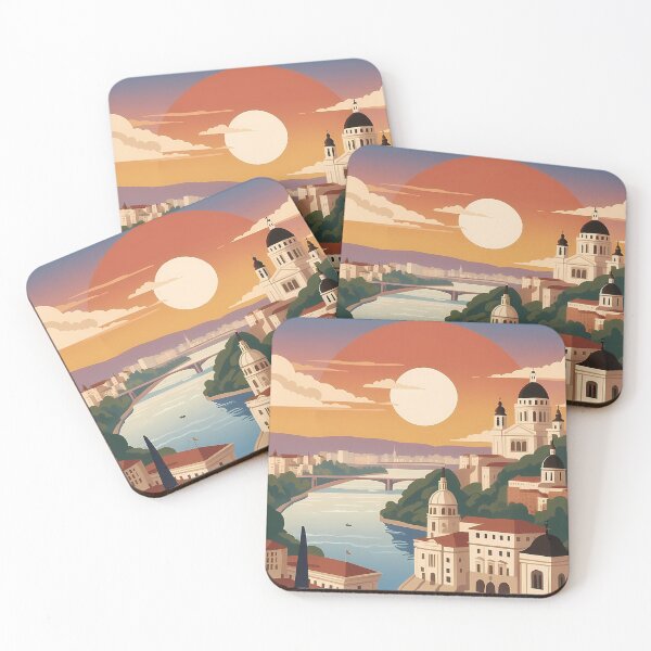 Item preview, Travel vintage illustration of Belgrade, Serbia designed and sold by VintageFlow.