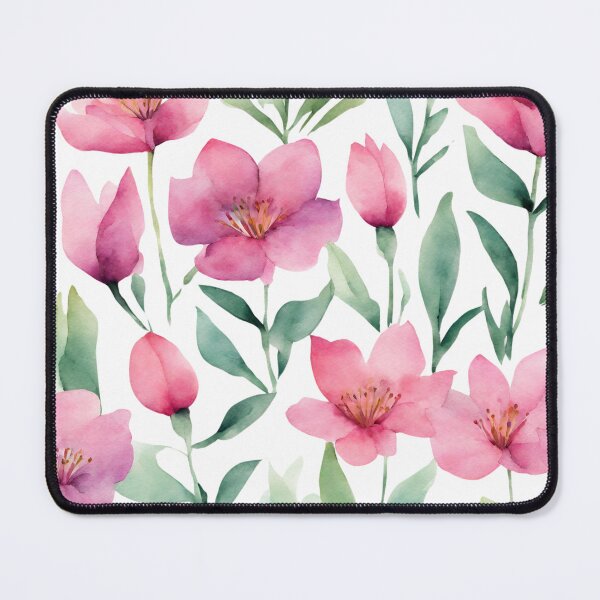 Item preview, Charming Aquarelle Flower: Soft Hues and Detailed Floral Pattern designed and sold by Blink Art Studio.