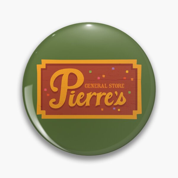 Item preview, Stardew Valley Pierre's General Store Sign Logo designed and sold by greermiceli.