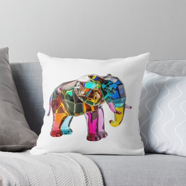 Item preview, Colourful Crystal Glass Elephant Figurine designed and sold by Graphics By Craig.