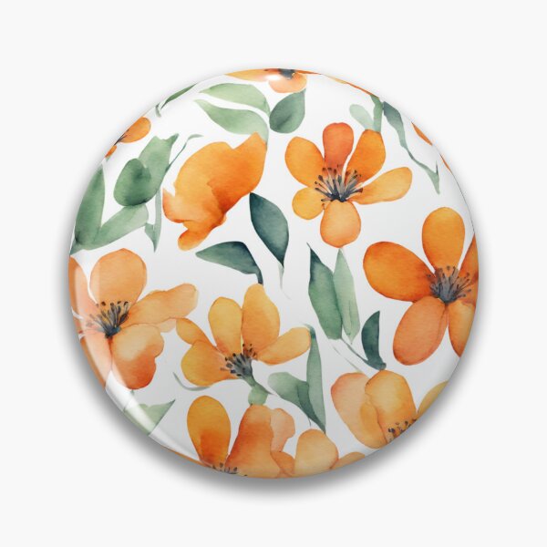 Item preview, Charming Aquarelle Flower: Soft Hues and Detailed Floral Pattern designed and sold by Blink Art Studio.