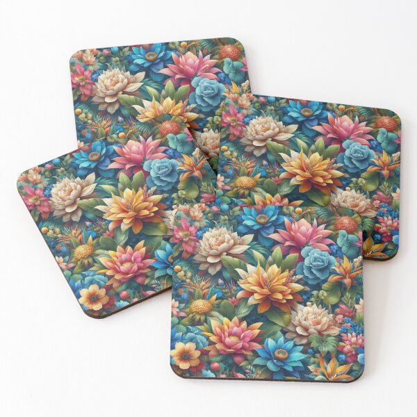 Item preview, Floral Majesty A Kaleidoscope of Blooms in Splendid Array designed and sold by ArtComixHaven.