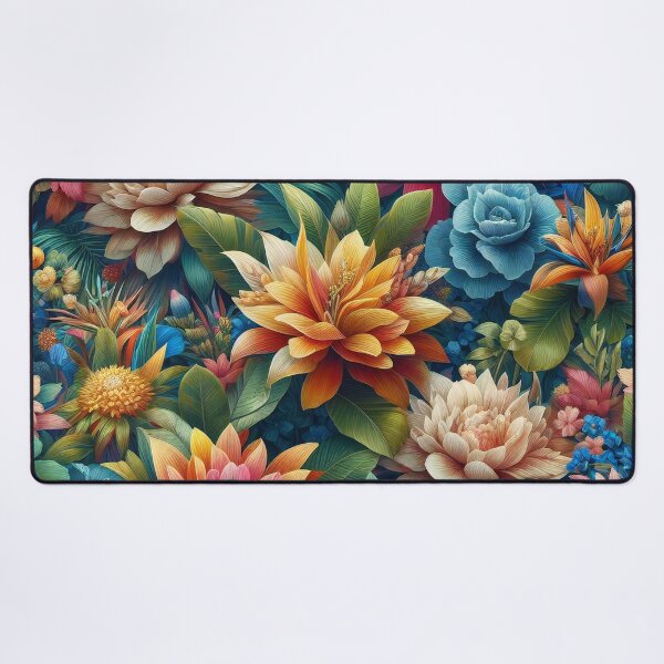Item preview, Floral Majesty A Kaleidoscope of Blooms in Splendid Array designed and sold by ArtComixHaven.
