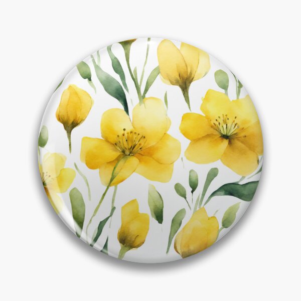 Item preview, Charming Aquarelle Flower: Soft Hues and Detailed Floral Pattern designed and sold by Blink Art Studio.