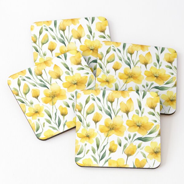 Item preview, Charming Aquarelle Flower: Soft Hues and Detailed Floral Pattern designed and sold by Blink Art Studio.