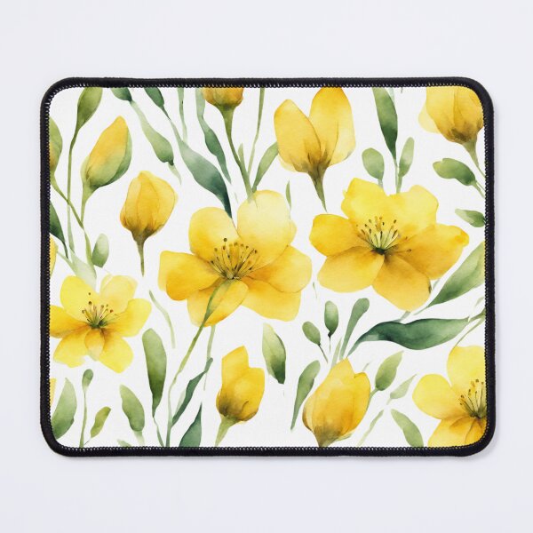 Item preview, Charming Aquarelle Flower: Soft Hues and Detailed Floral Pattern designed and sold by Blink Art Studio.
