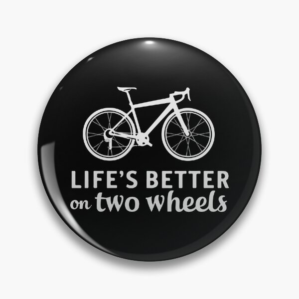 Item preview, Lifes better on two wheels simple design designed and sold by mergmart.