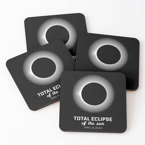 Item preview, Total Eclipse of the Sun, Halftone (for dark backgrounds) designed and sold by Markadesign.