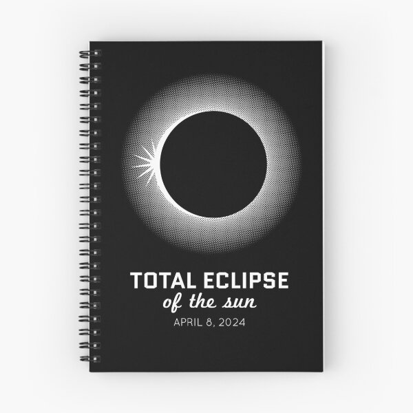 Item preview, Total Eclipse of the Sun, Halftone (for dark backgrounds) designed and sold by Markadesign.