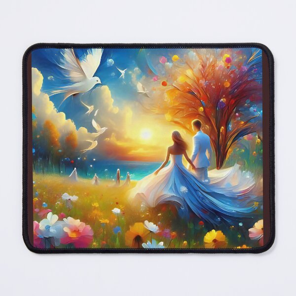 Item preview, Couple of lovers admiring a beautiful sunset! designed and sold by yuliettestore.