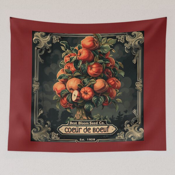 Item preview, Coeur de Boeuf Apple Seed Packet - Heirloom Package Design  designed and sold by David Balzen.