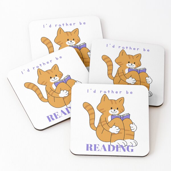 Item preview, I'd Rather Be Reading designed and sold by BookishLounge.