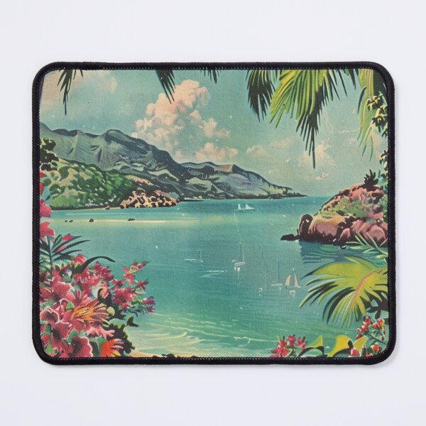 Item preview, Vintage Hawaii Beach Cove Retro Minimalist Art designed and sold by LVTFCOarts.