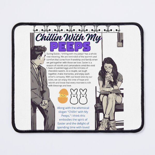 Item preview, funny, Chilling with my friends, easter bunny designed and sold by amazouz1.