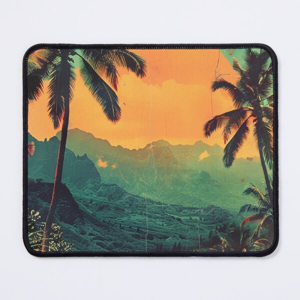 Item preview, Vintage Hawaii Sunset Travel Scene Graphic Art designed and sold by LVTFCOarts.