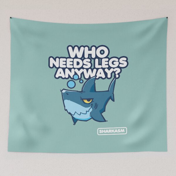 Item preview, Who needs legs anyway? Sharkasm designed and sold by EYESORE ART.