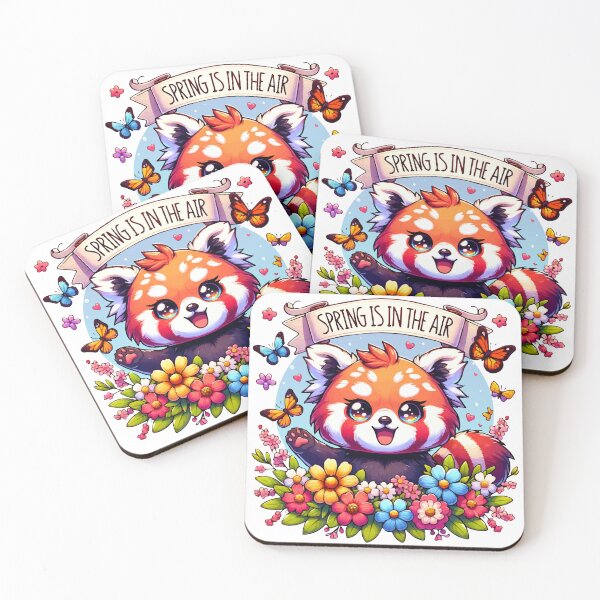 Item preview, Red Panda Spring Is In The Air designed and sold by 89BLACK.