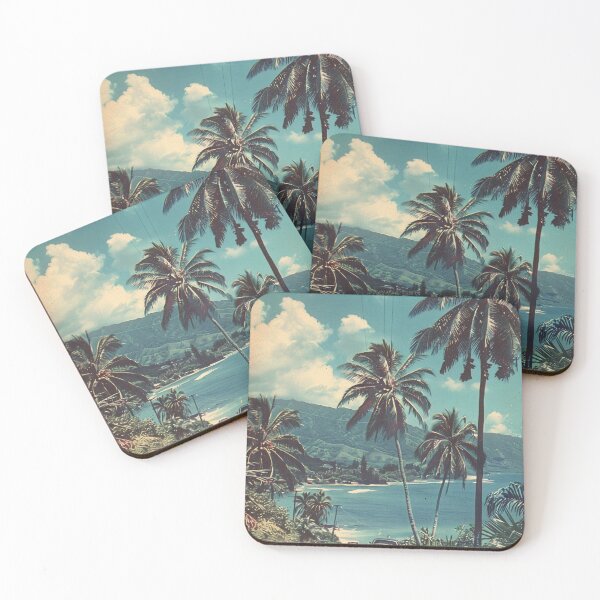 Item preview, Vintage 60s Hawaii Travel Scenery Minimalist Graphic designed and sold by LVTFCOarts.