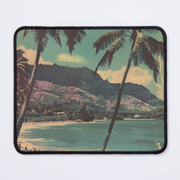 Item preview, Vintage Hawaii Beach Cove Summer Graphic Art designed and sold by LVTFCOarts.