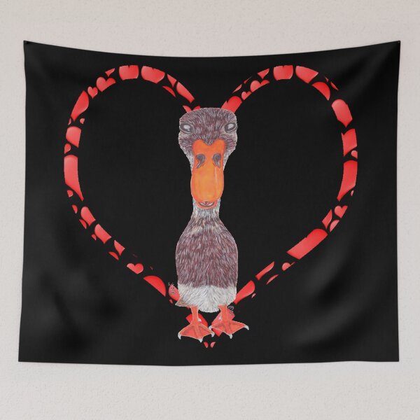 Item preview, INDIAN RUNNER DUCK HEART designed and sold by BeritValk.