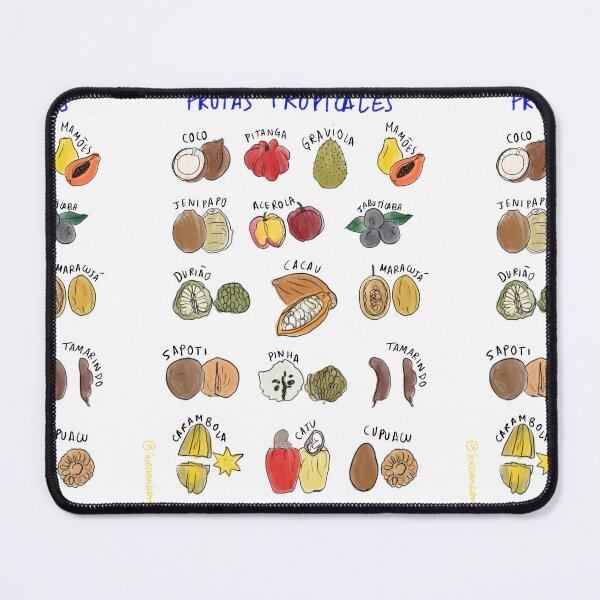 Item preview, tropical fruits designed and sold by Pretty Postcards.
