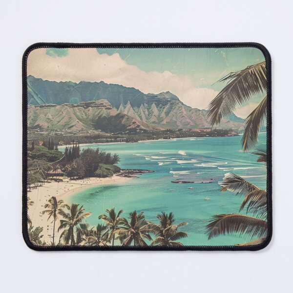 Item preview, Vintage Tropical Hawaiian Beach Waves Aesthetic Vibe designed and sold by LVTFCOarts.