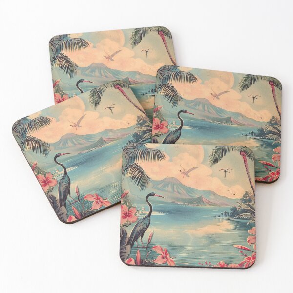 Item preview, Vintage Tropical Kauai Hawaii Coast Aesthetic Vibe designed and sold by LVTFCOarts.