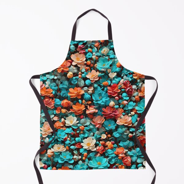 Item preview, Vibrant flowers seamless pattern retro vintage 80s design designed and sold by BorgSpareParts.