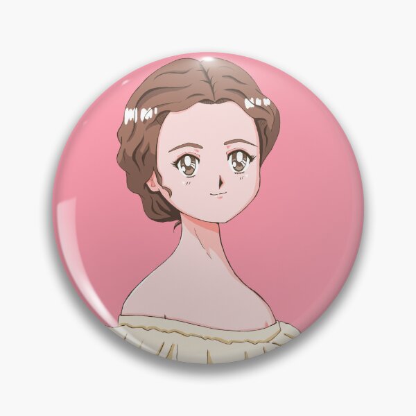 Item preview, Cute 1850's Girl 90's Anime Style illustration designed and sold by MariOyama.
