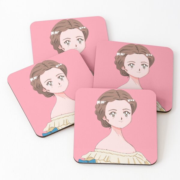 Item preview, Cute 1850's Girl 90's Anime Style illustration designed and sold by MariOyama.