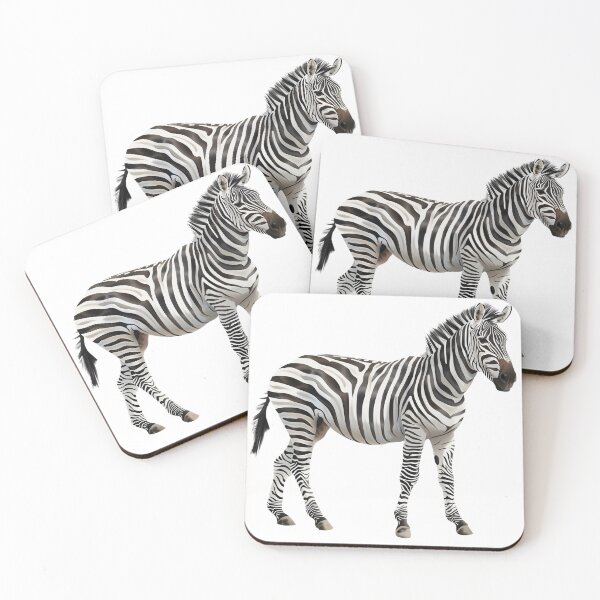 Item preview, Striking Zebra Illustration in Natural Hues designed and sold by NatureSyllabus.