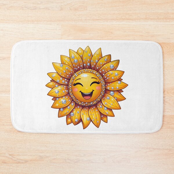 Item preview, Golden Glow: Sparkling Sunflower designed and sold by AI-Only Creations.