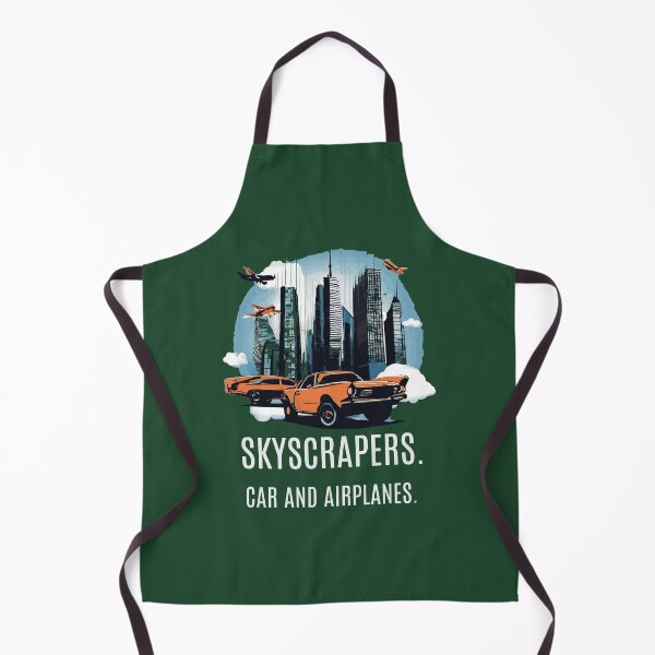 Item preview, Cool t-shirt for lovers of skyscrapers and planes and cars-.'SKYCRAPERS.CAR AND AIRPLANES'. designed and sold by Gadget80.