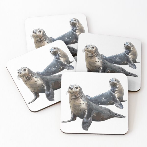 Item preview, Serene Seals Basking in Tranquil Repose designed and sold by NatureSyllabus.