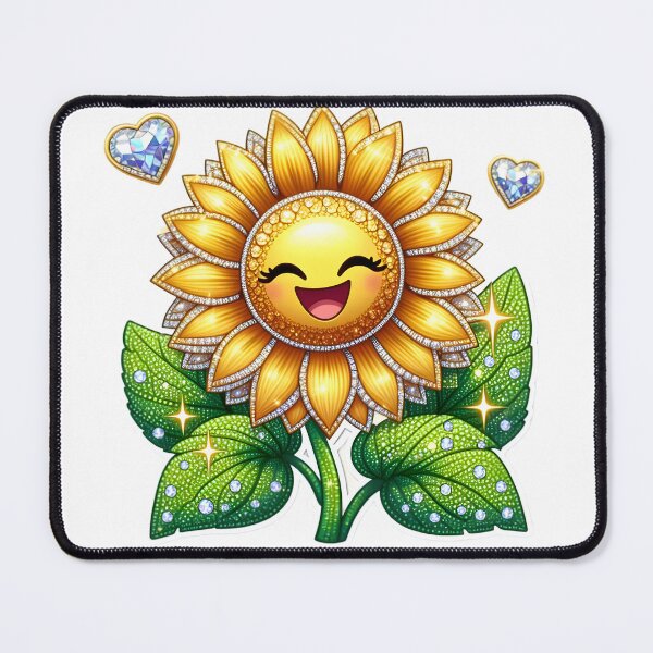 Item preview, Diamond Sunburst: Radiant Bloom designed and sold by AI-Only Creations.