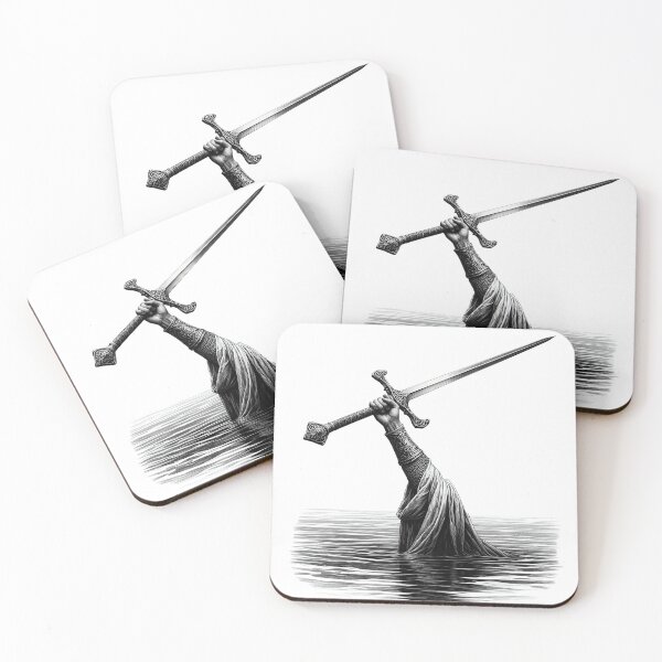 Item preview, Lady and Excalibur designed and sold by Foxlindesigns.